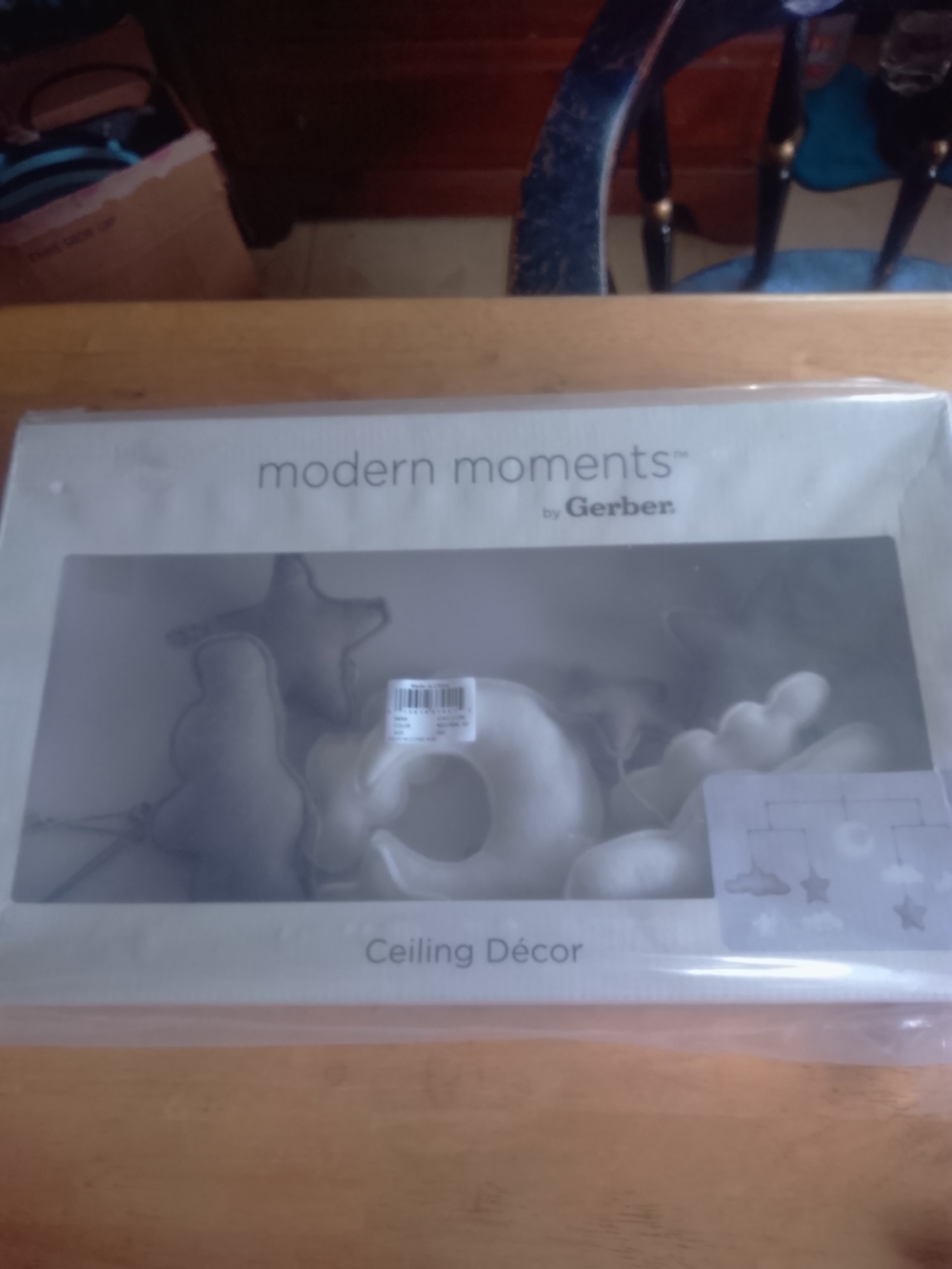 Gerber Modern Moments White Nursery Ceiling Mobile